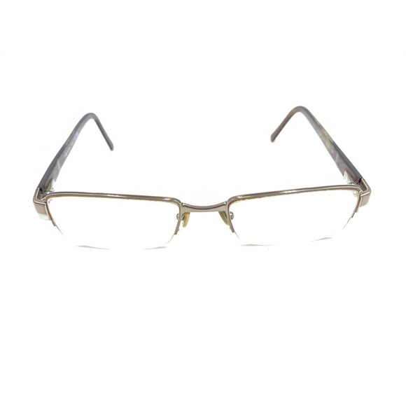 Prada VPR 60H 7BP-1O1 Brown Bronze Half Rim Eyeglasses Frames 51-18 135 Italy - Picture 2 of 12